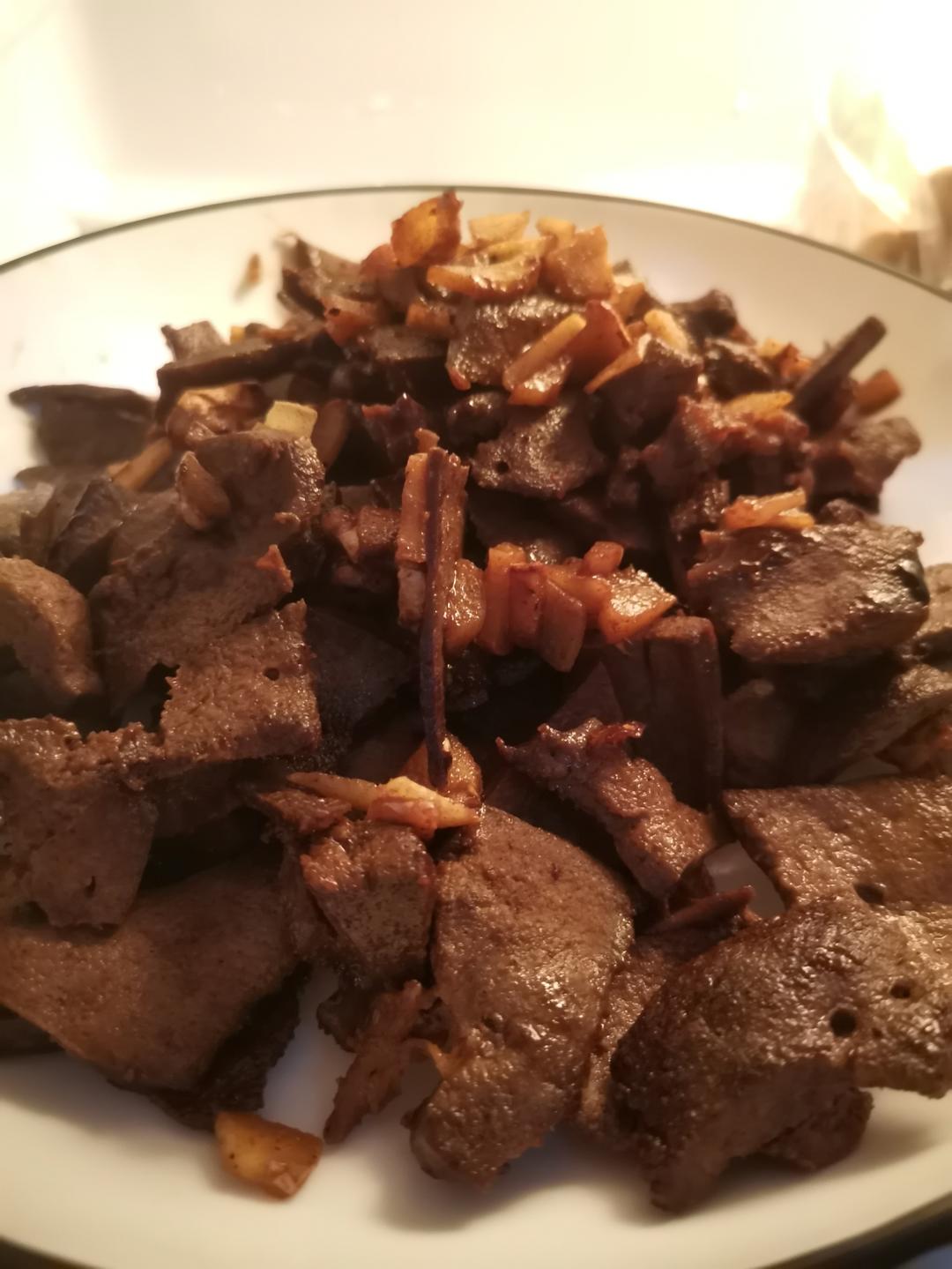 香煎猪肝
