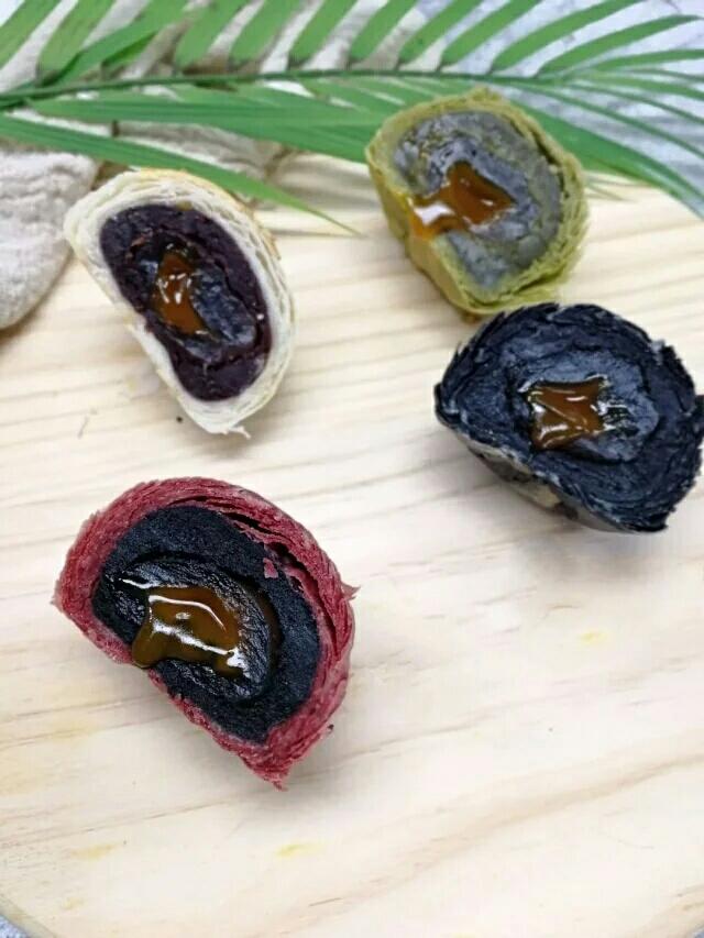 【暖暖焙家】新式蛋黄酥，奶黄流沙酥（白玉流心酥）