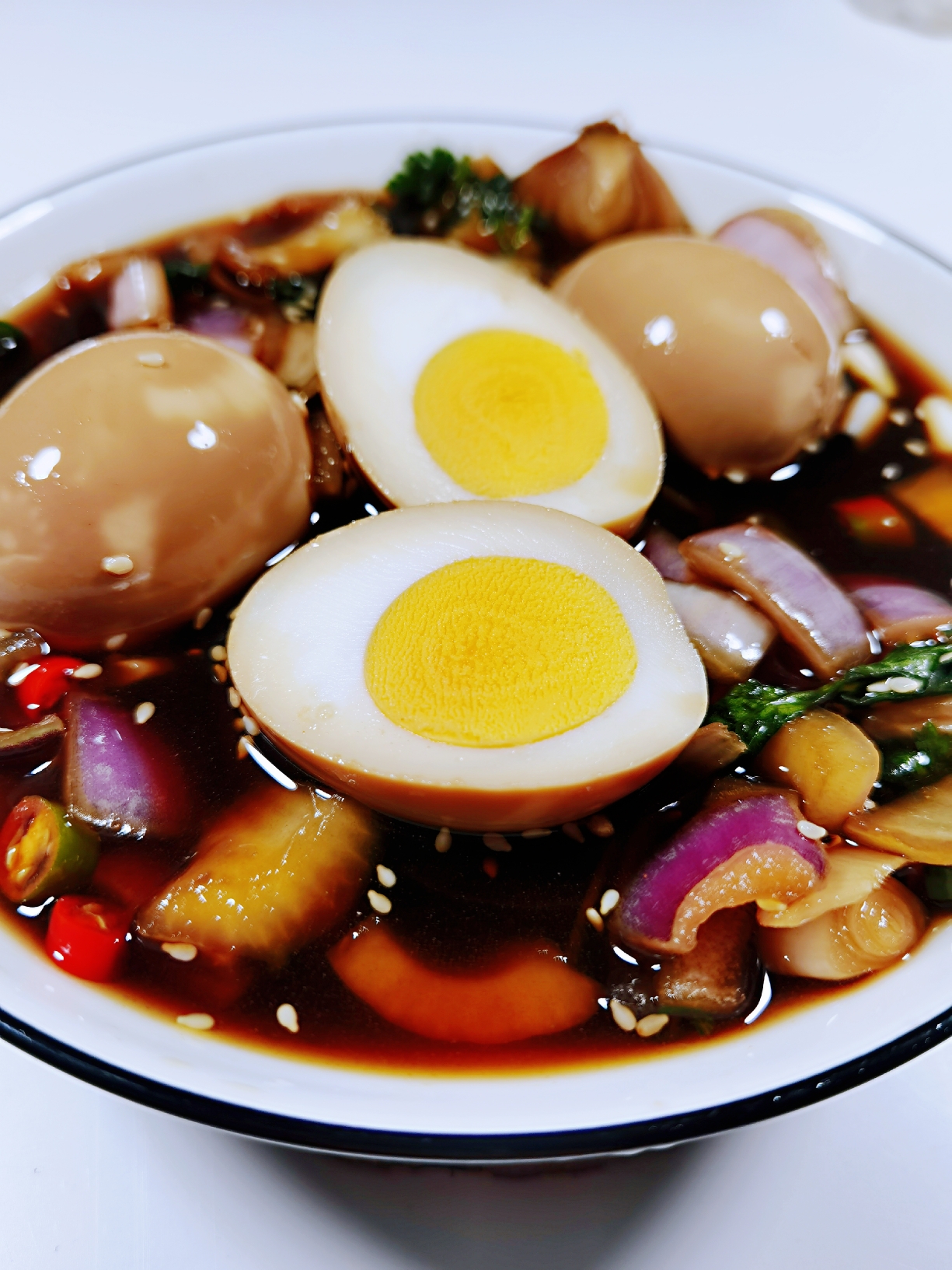 百搭食材•韩式酱鸡蛋/泡蛋的做法 步骤7