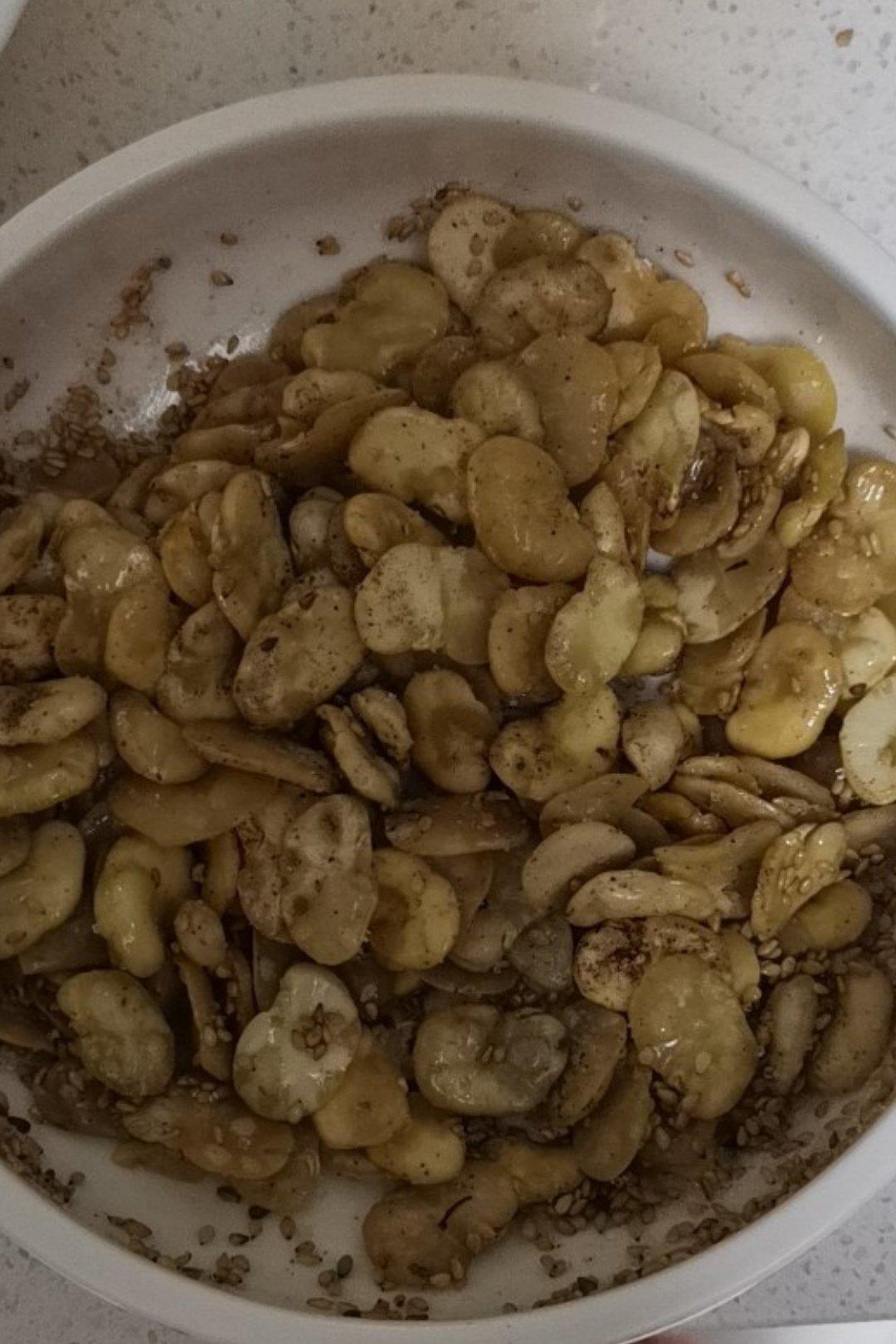 五香芝麻油酥蚕豆