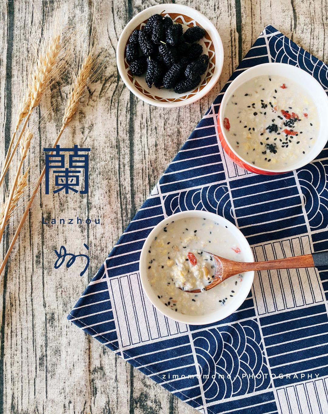 兰州小吃甜品鸡蛋牛奶醪糟（酒酿）