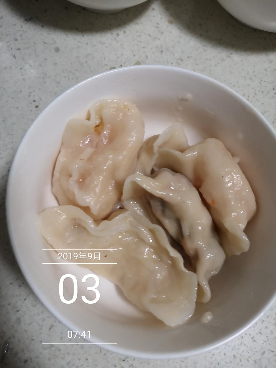 纯素：苹果馅饺子 橘子馅饺子
