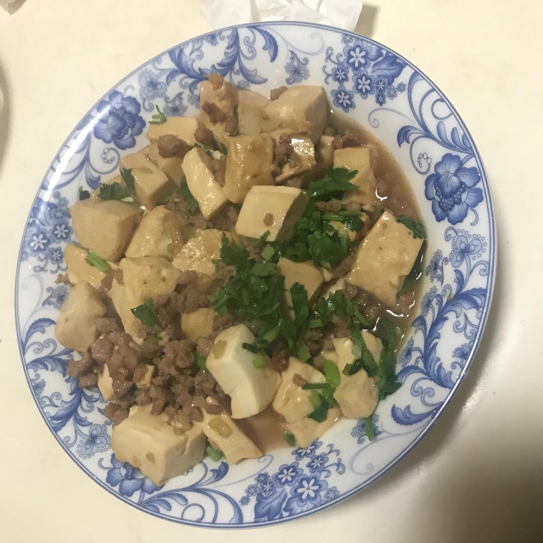 肉末烧豆腐