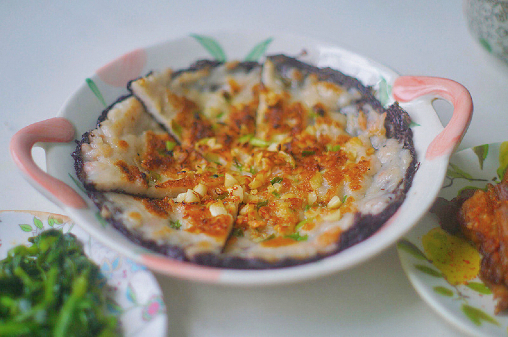 【紫菜虾滑饼】