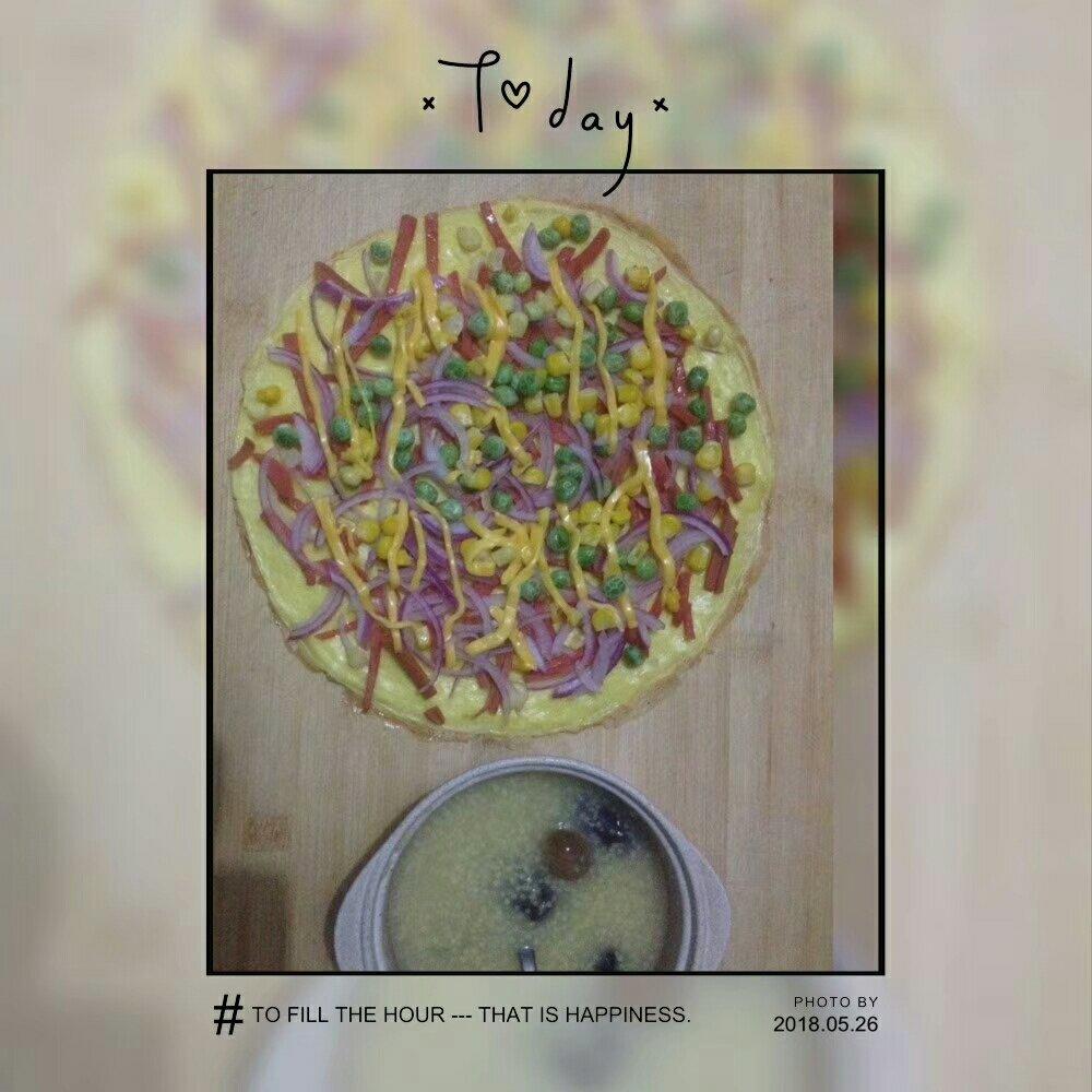 披萨蛋（快速早餐）