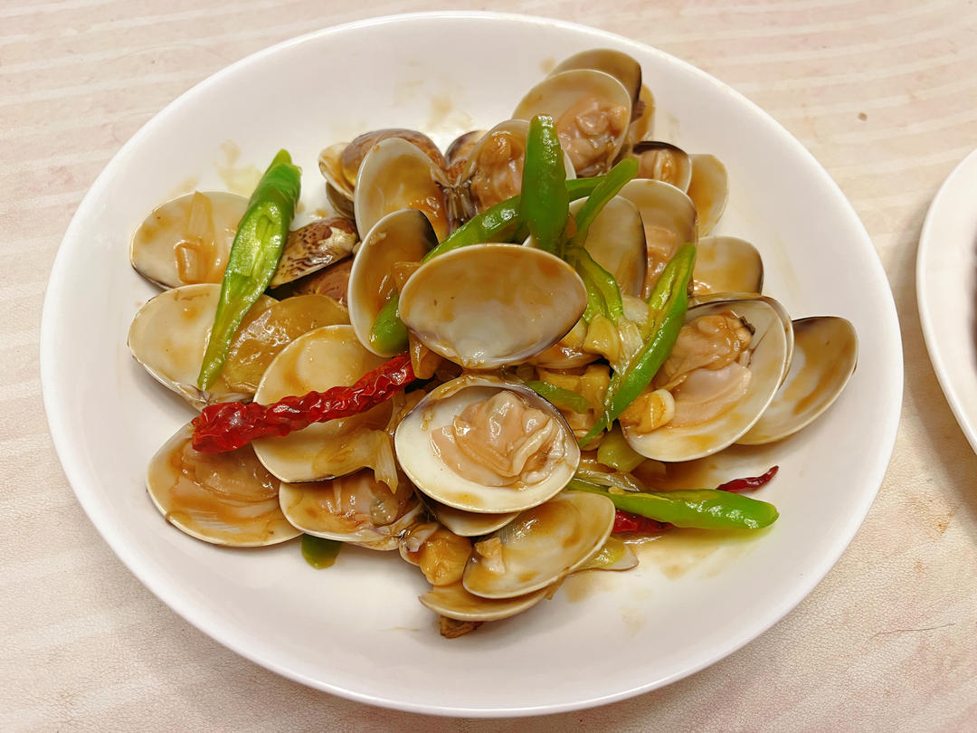 5分钟快手菜❗️秒杀路边摊爆炒花甲～好吃到爆