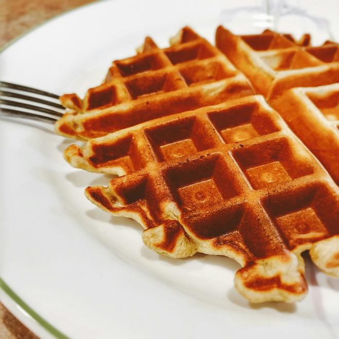 燕麦水果华夫饼 炒鸡软糯的Waffles[搅拌机版]的做法