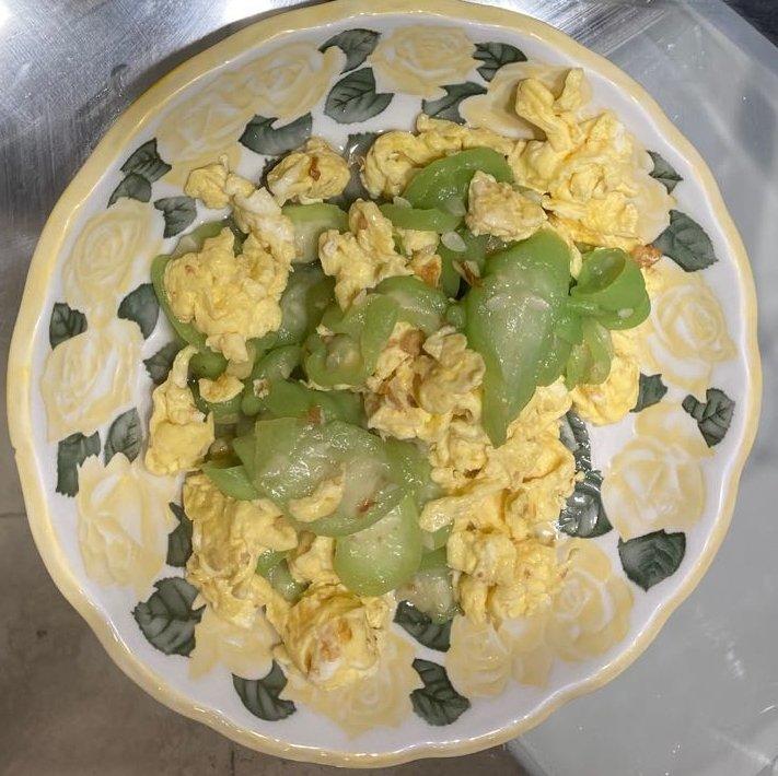 丝瓜炒蛋