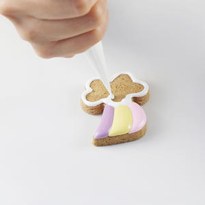 【暖暖焙家】独角兽糖霜饼干，用蛋清粉做糖霜的做法 步骤5