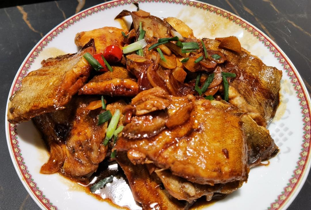 红烧舌鳎鱼