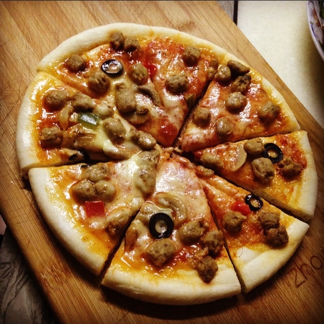 黑胡椒牛肉披萨