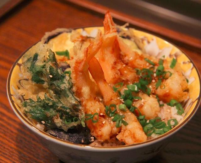 天妇罗盖饭(天丼)的做法