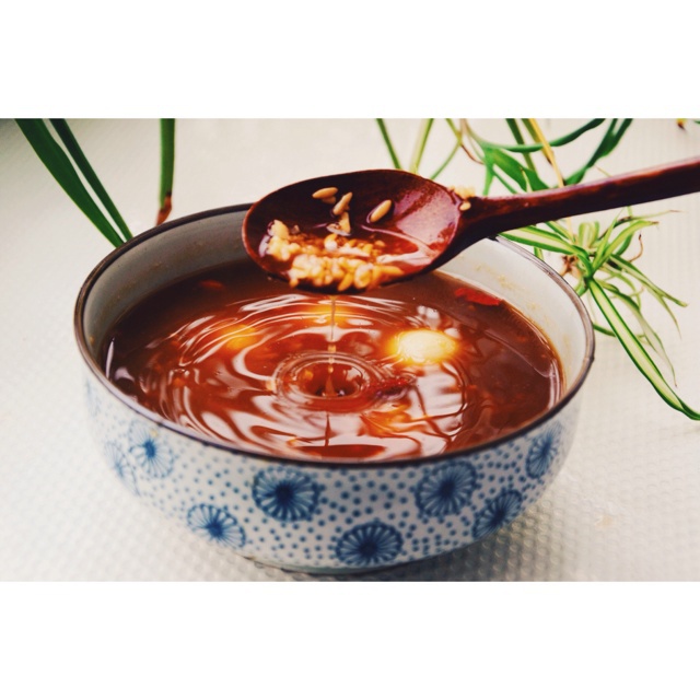 红糖米酒汤圆