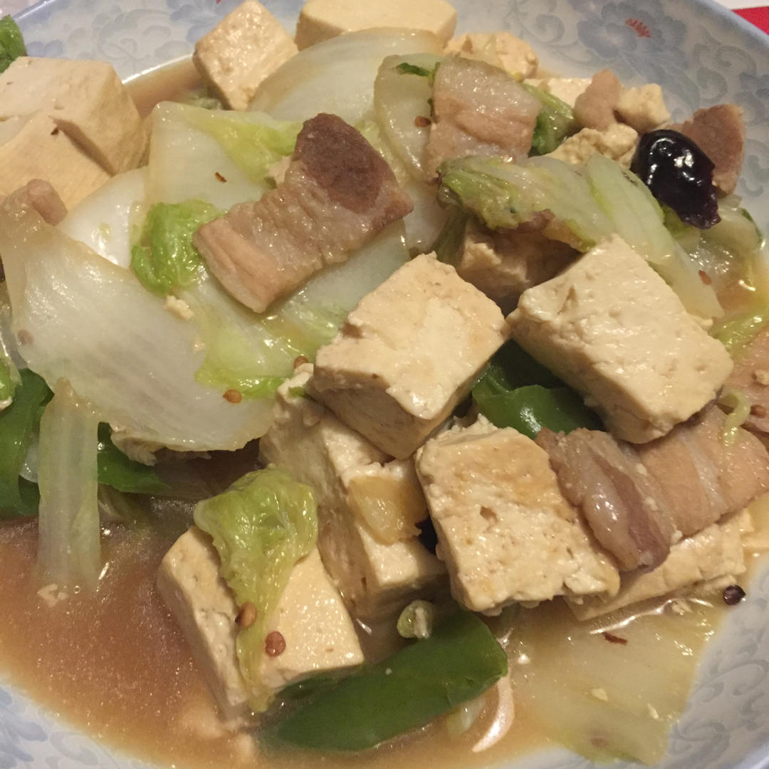 豆腐炖白菜