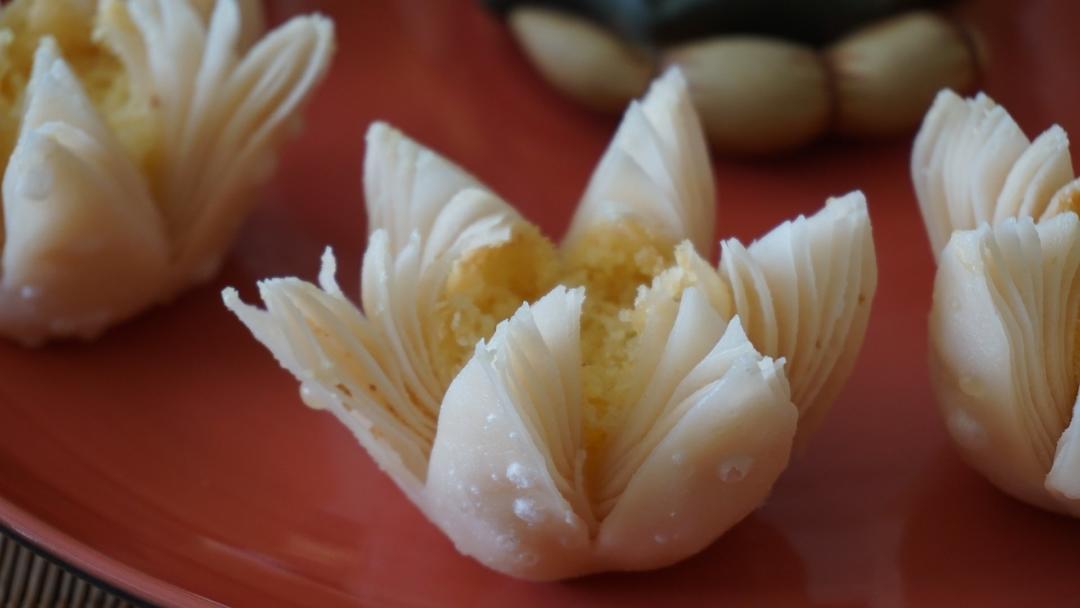 荷花酥 美小猪猪猪做的荷花酥 赞