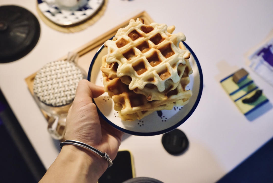 华夫饼(无泡打粉)烤箱版