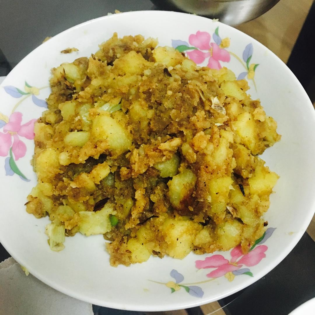 孜然香辣土豆泥