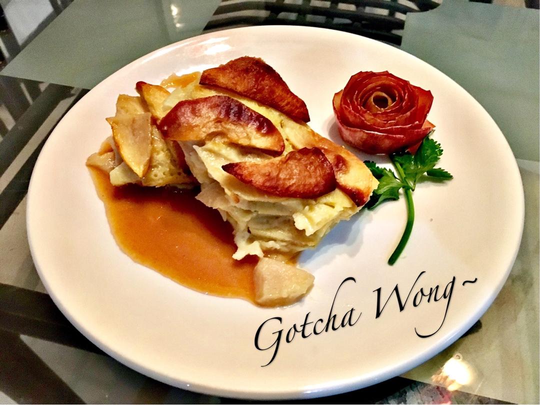 苹果隐形蛋糕——微博@技能大叔