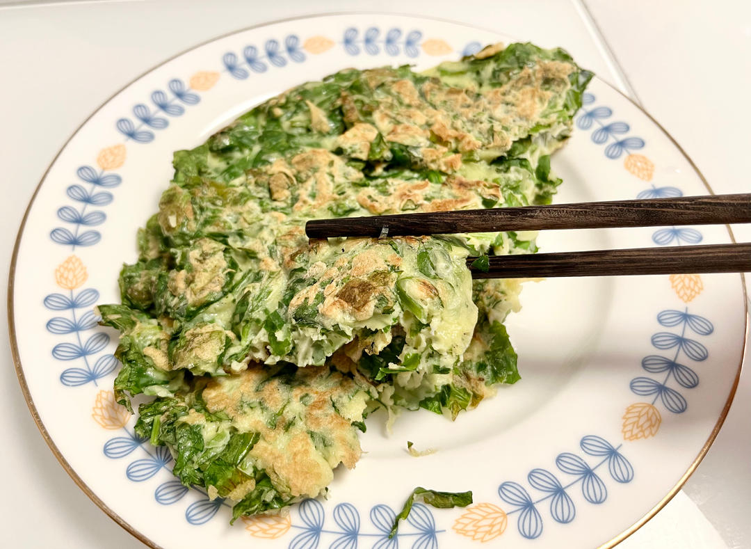 芹菜叶软饼（糊塌子）