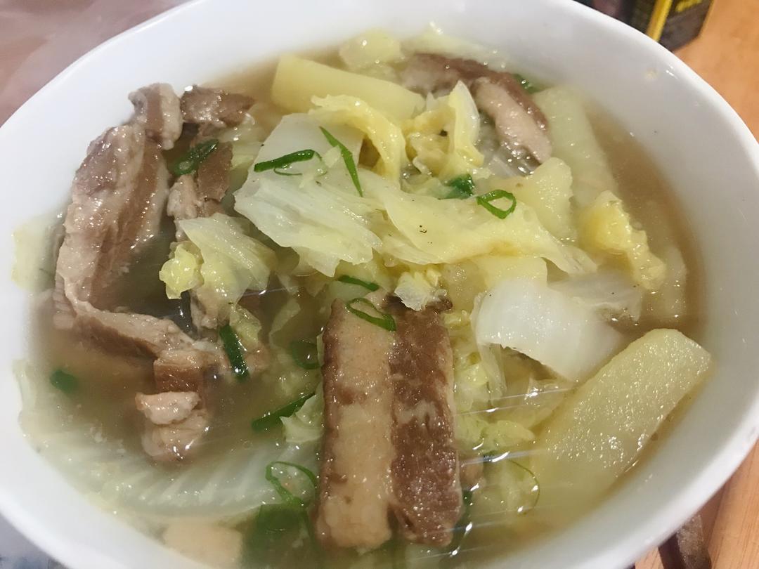白菜炖土豆
