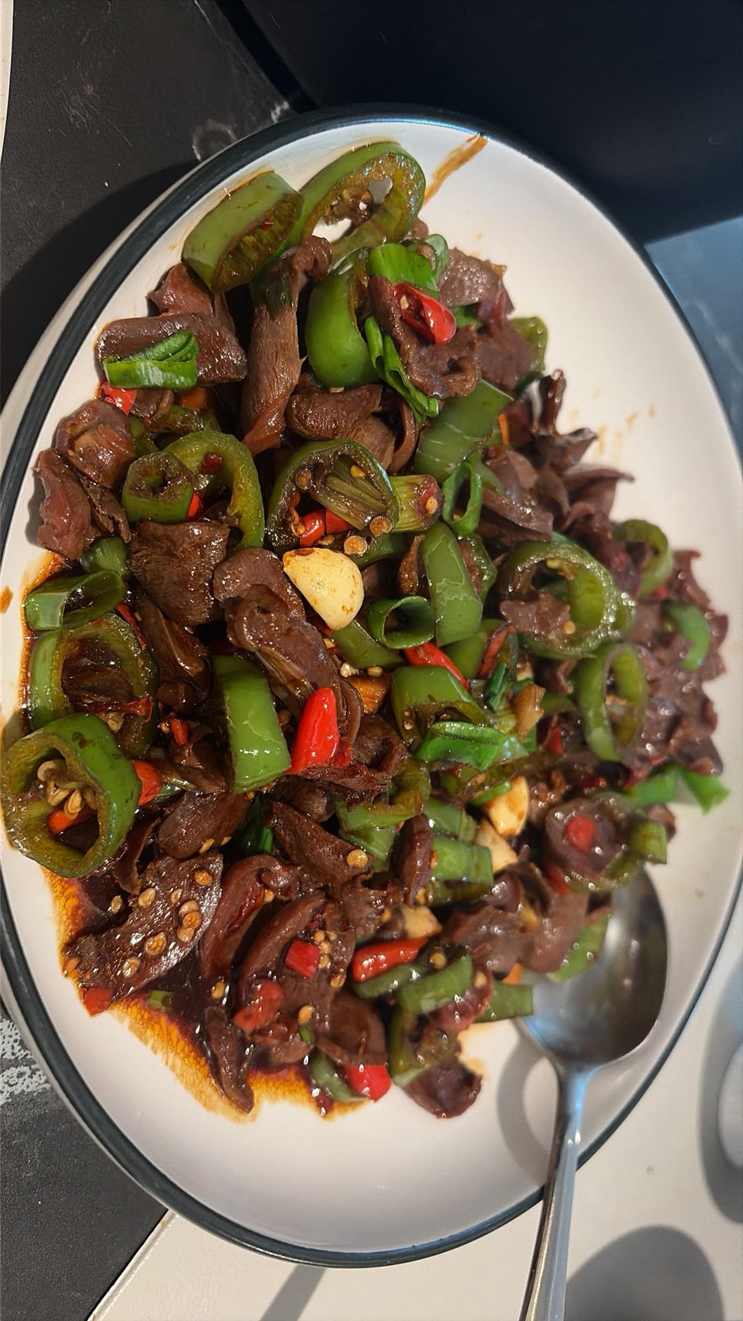 爆炒鸡胗