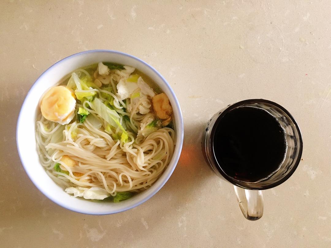 白菜炝锅面条