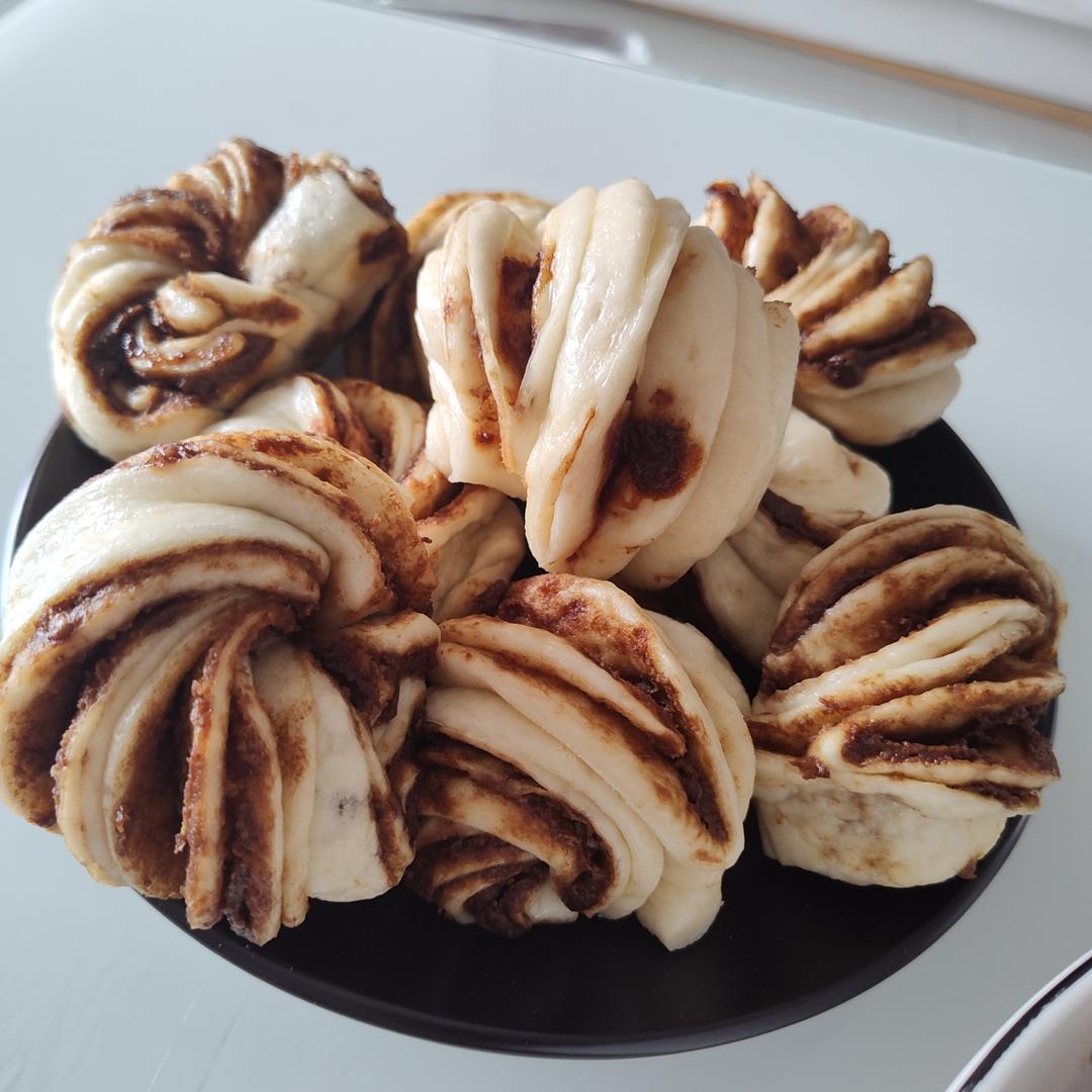 糖糖麻酱卷起来🤡（冬季快速发酵法）