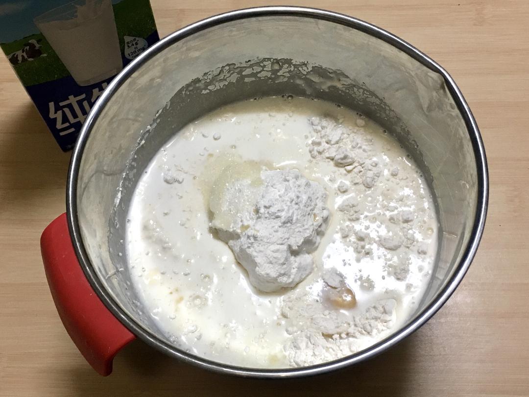 纯奶手撕吐司的做法 步骤1