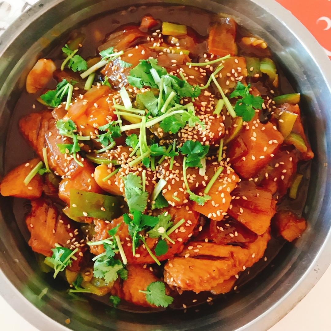 家常版三汁鸡翅焖锅