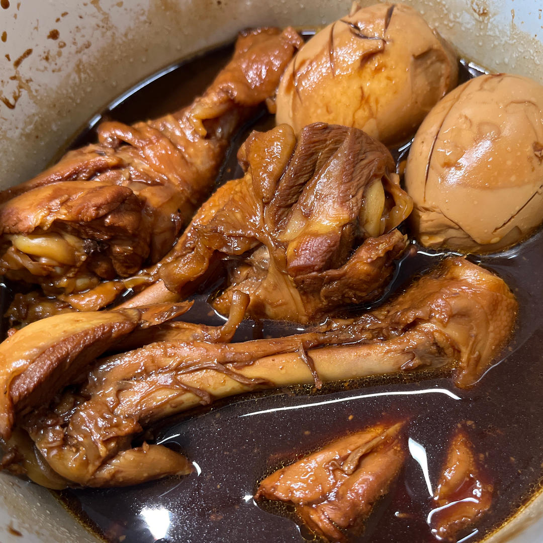 爆好吃的卤鸡腿 卤蛋❗电饭煲 炒锅都可以做~