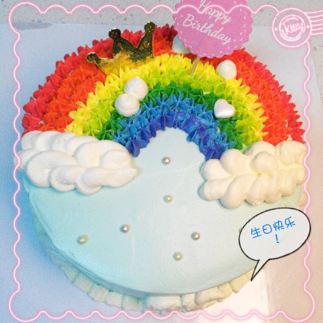 彩虹蛋糕