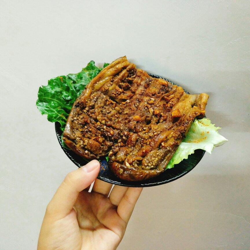 【微波炉烤茄子】
