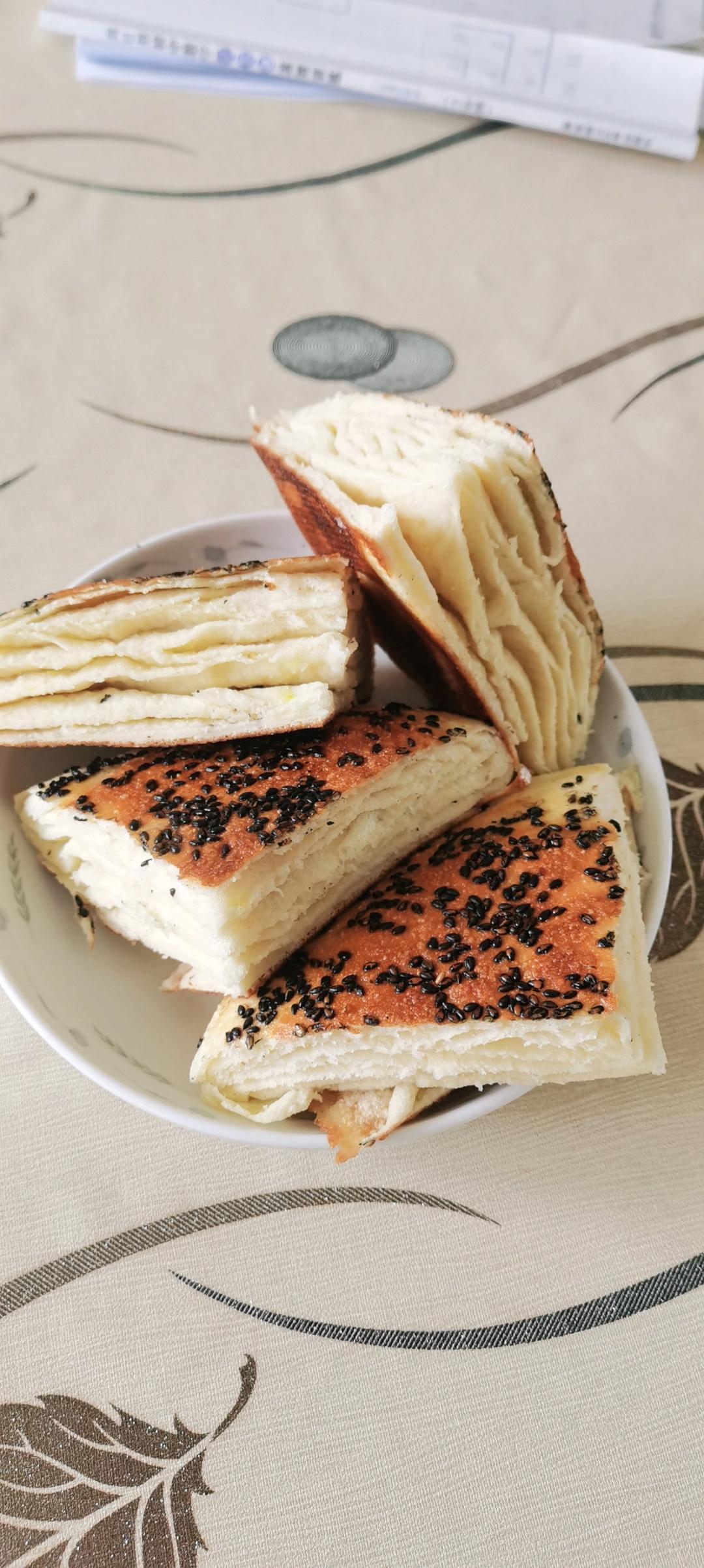 【千层发面饼的做法】