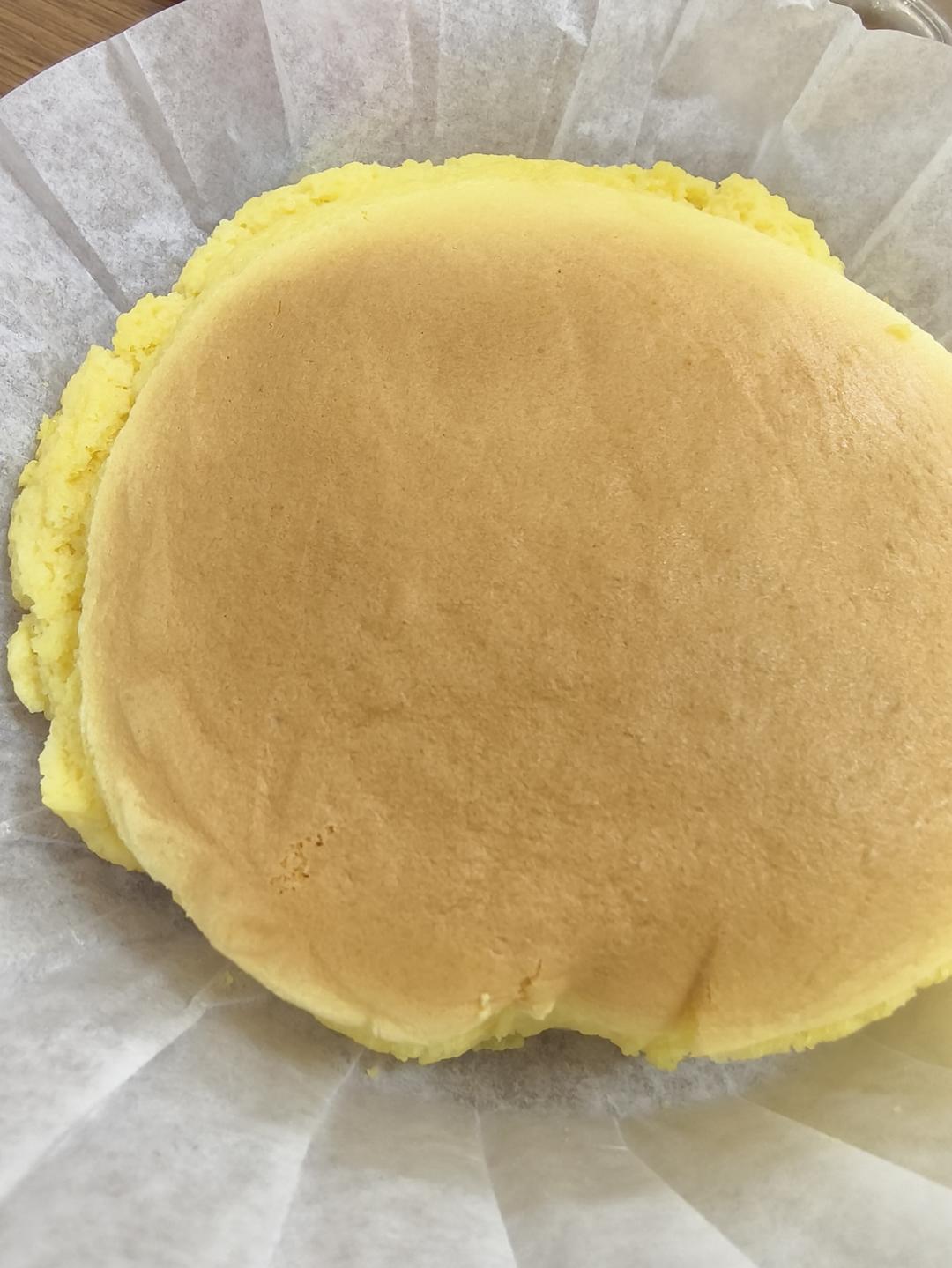 8寸轻乳酪蛋糕不开裂不缩腰