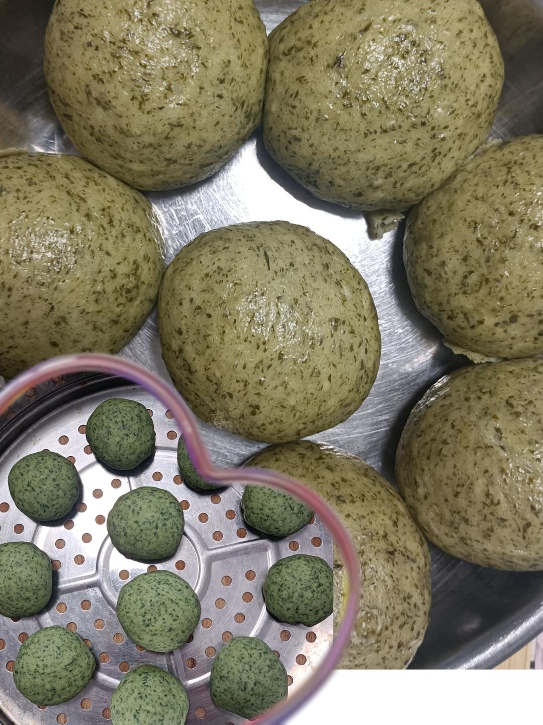 做一笼好吃的艾草馒头&艾草豆沙包