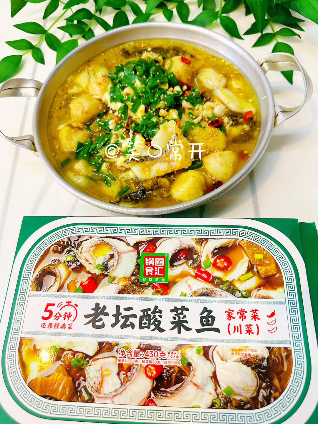 五分钟开饭-能喝汤的老坛酸菜鱼