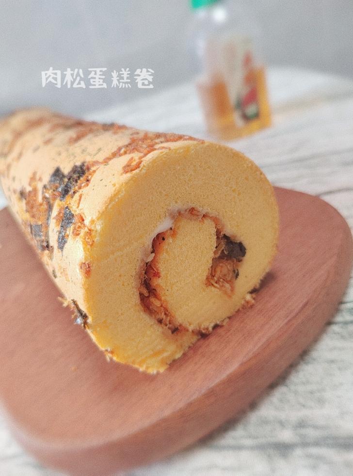 香葱肉松卷 蛋糕卷-无敌美味