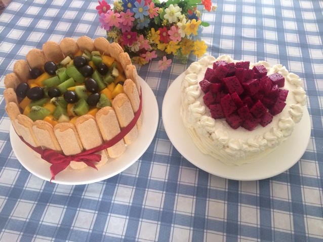 生日蛋糕。 。 。