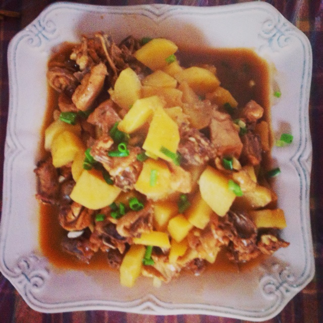土豆鸡腿
