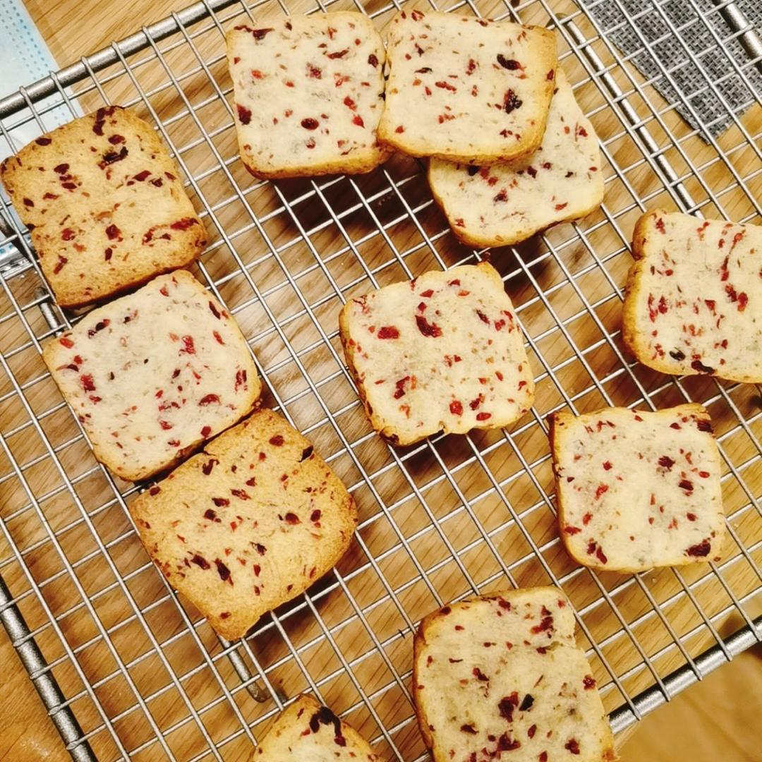 低糖少油版蔓越莓饼干