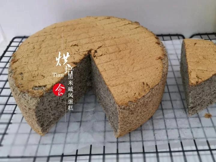 黑米粉戚风蛋糕