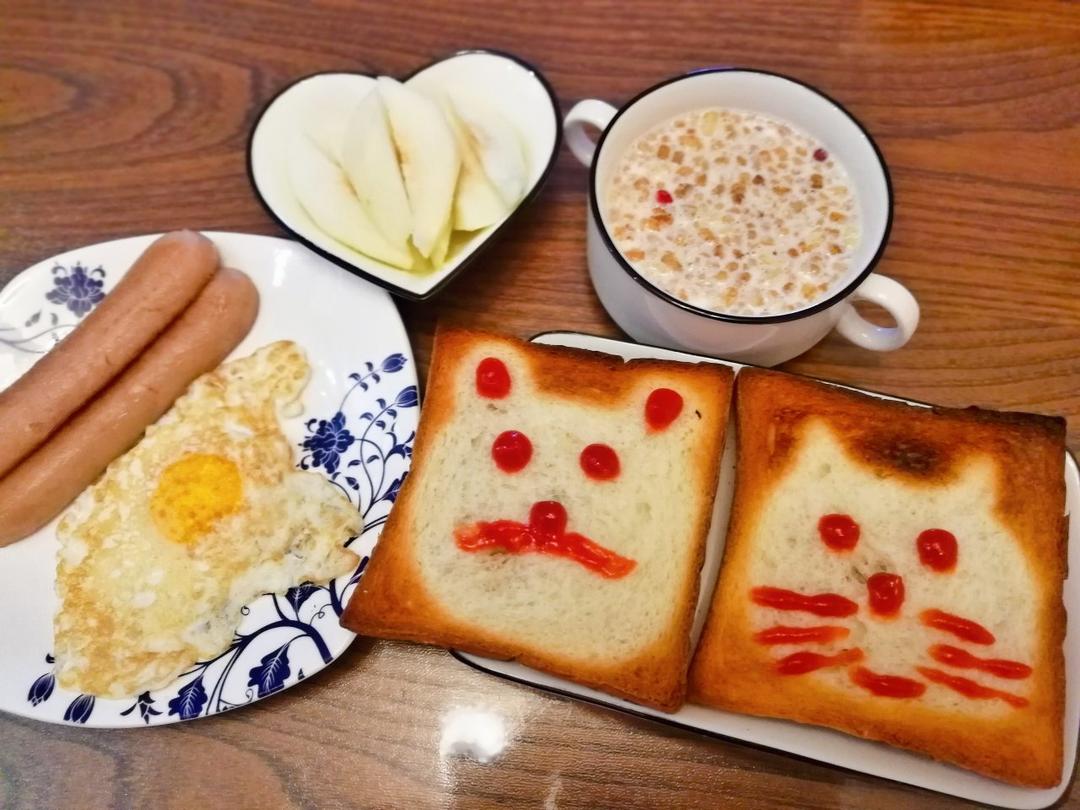 可爱到犯规的手绘烤吐司🍞巨简单❗️孩子最爱❗️