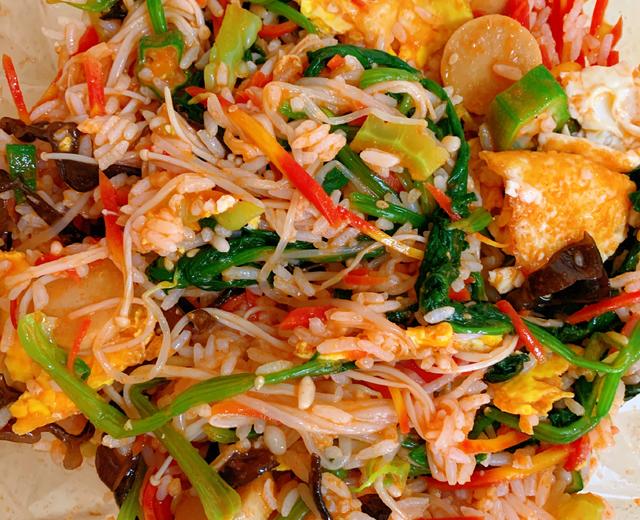 ㊙️制酱汁蔬菜拌饭的做法