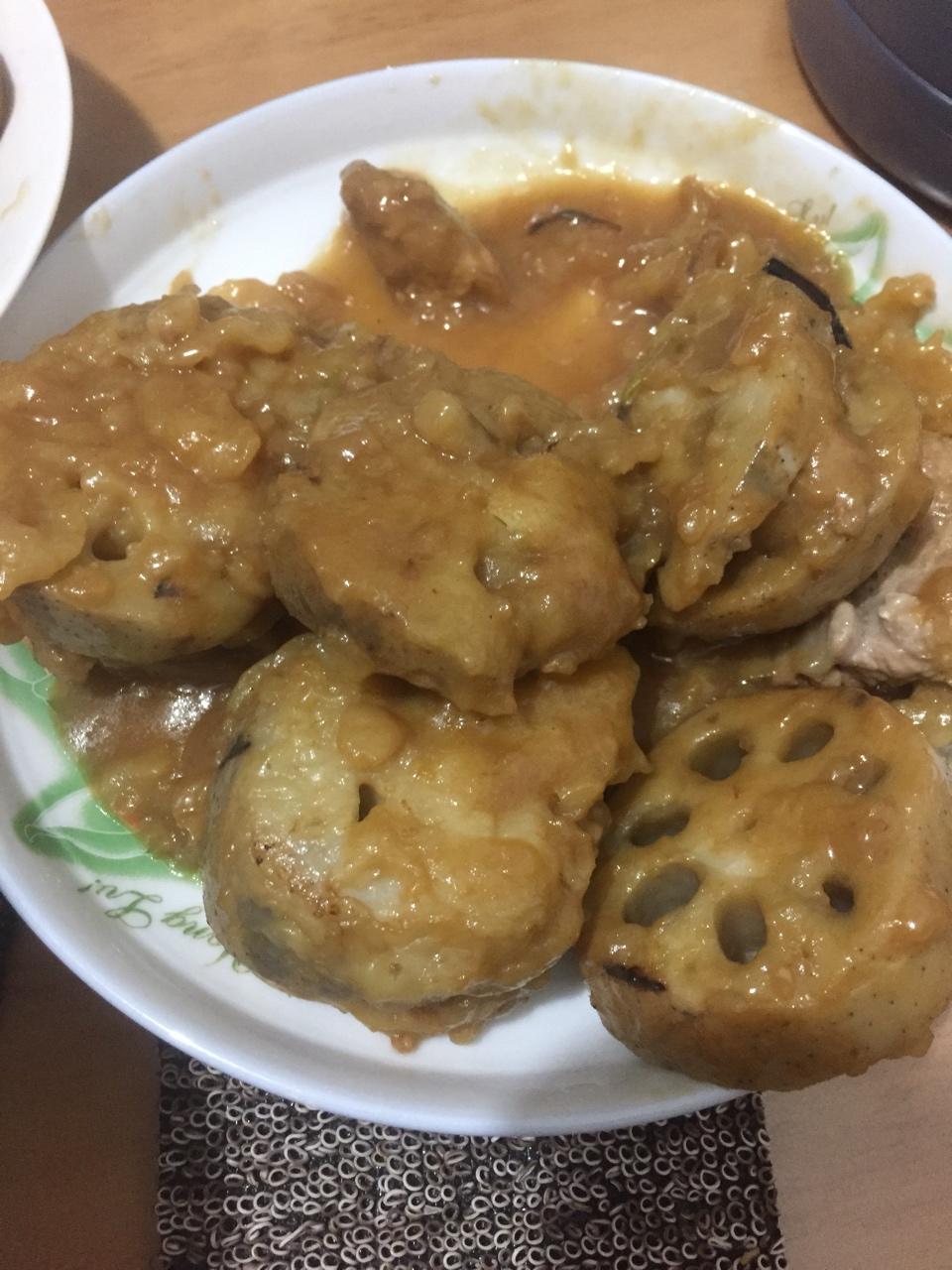 鲜肉藕夹