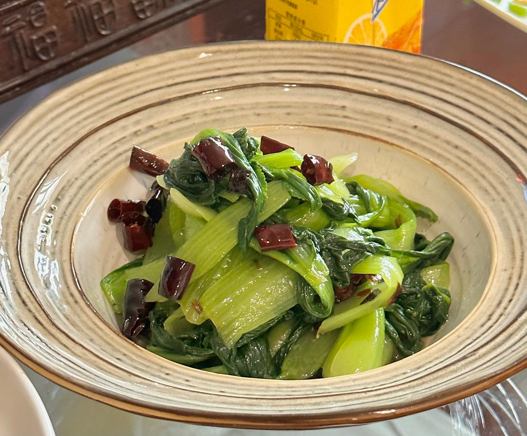 妈妈的家常菜~全家最爱吃的凉拌菜-油菜