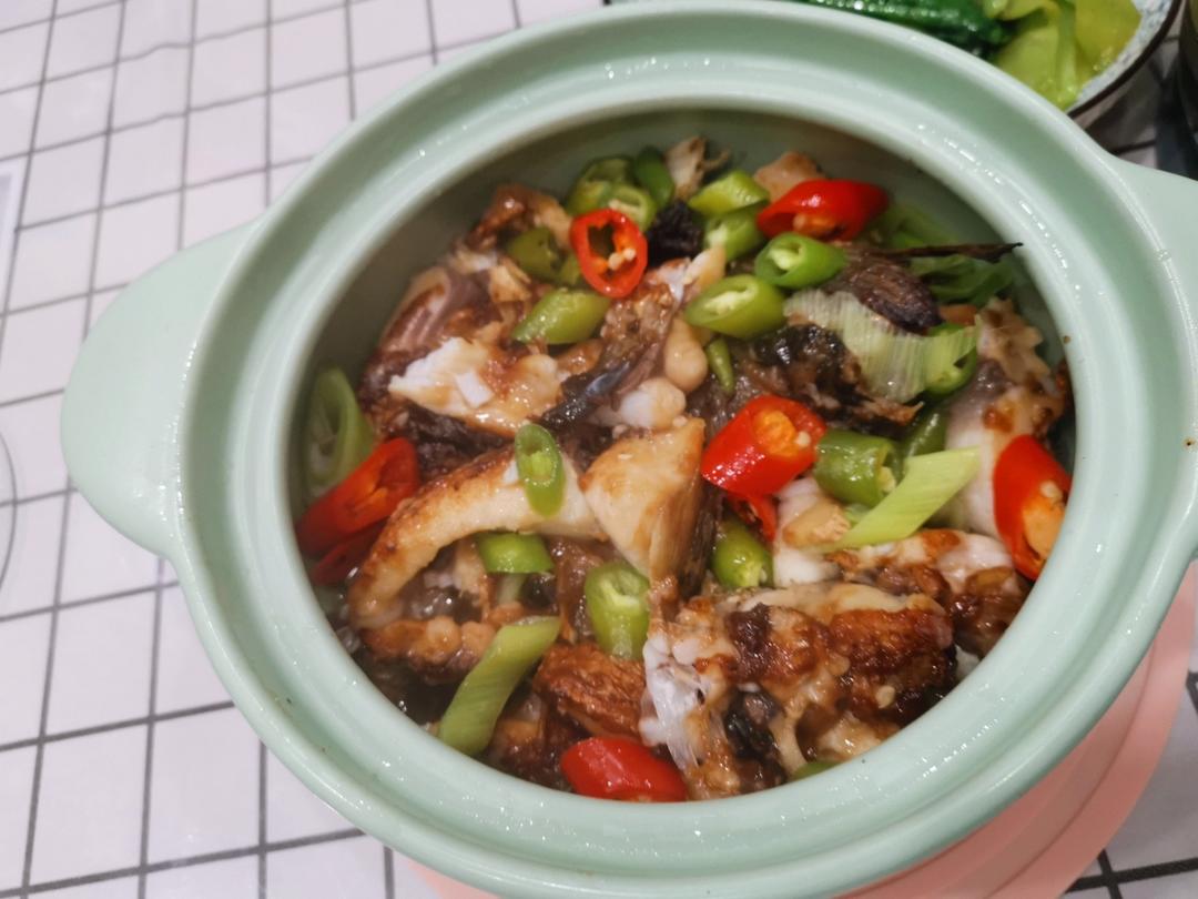 神仙下饭菜【葱焗鱼】！不加一滴水，煮出满屋香