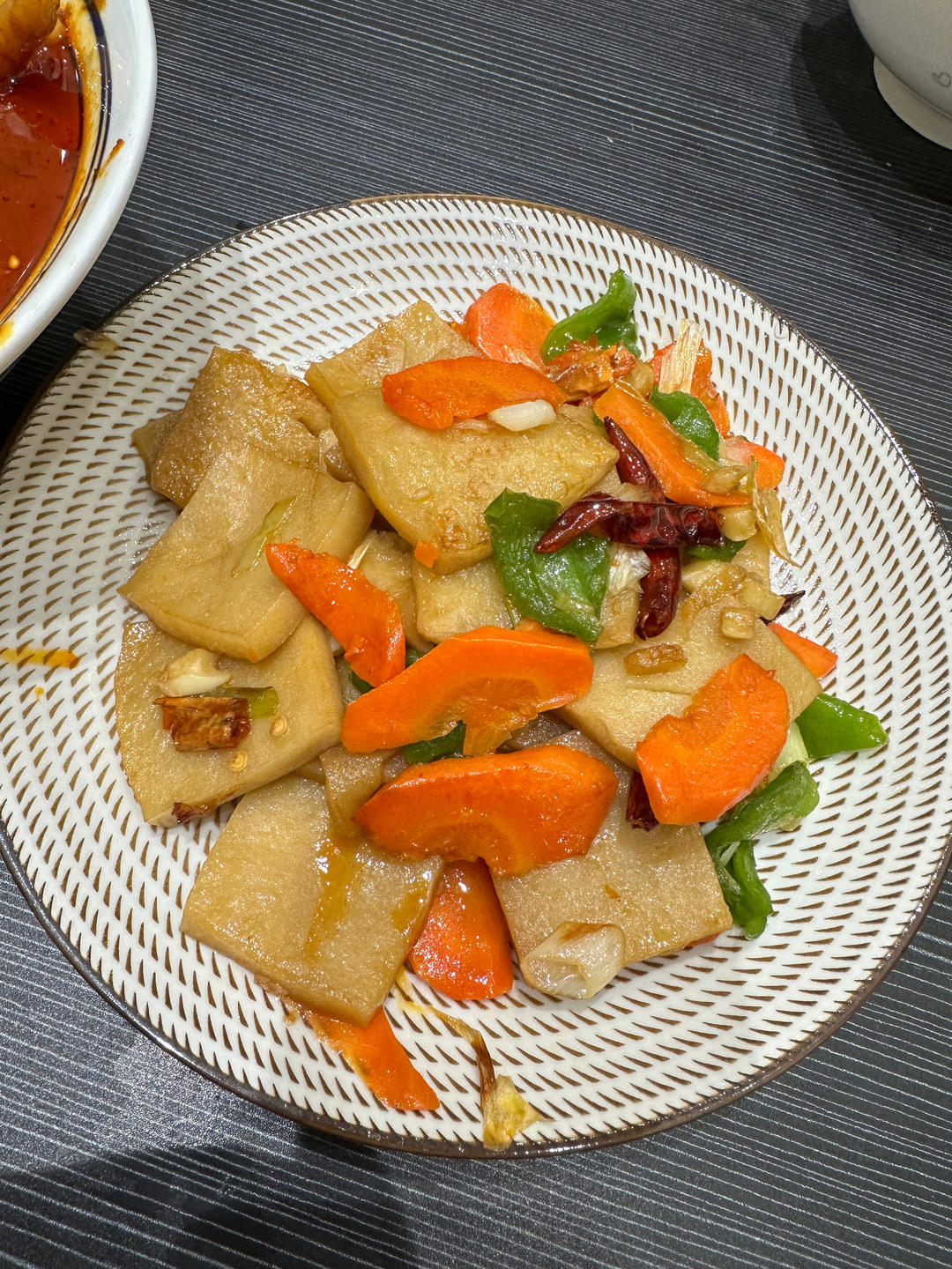 炒千页豆腐(不是干锅)