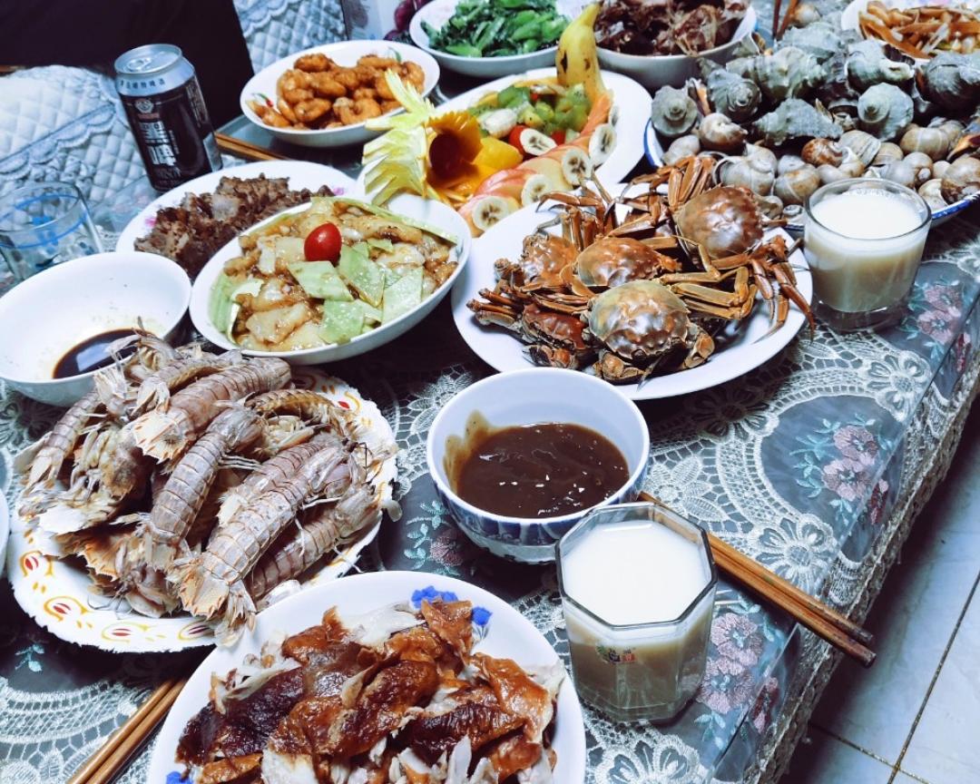 烟台的年夜饭色香味俱全