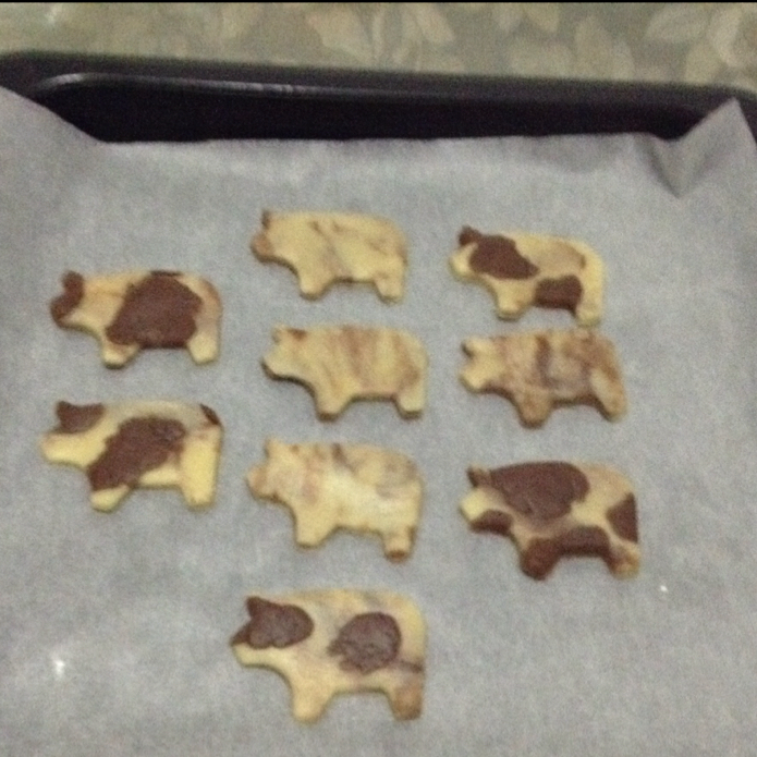 炼乳奶牛饼干