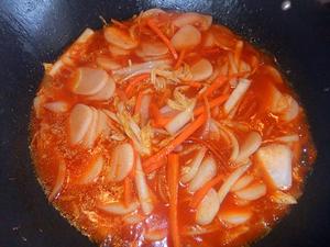 韩国辣酱炒年糕的做法 步骤4